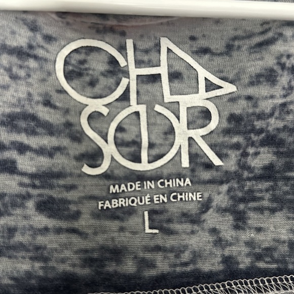 Chaser “Born in the USA” tee shirt T-Shirt burnout Long Red White Blue American - Picture 4 of 6